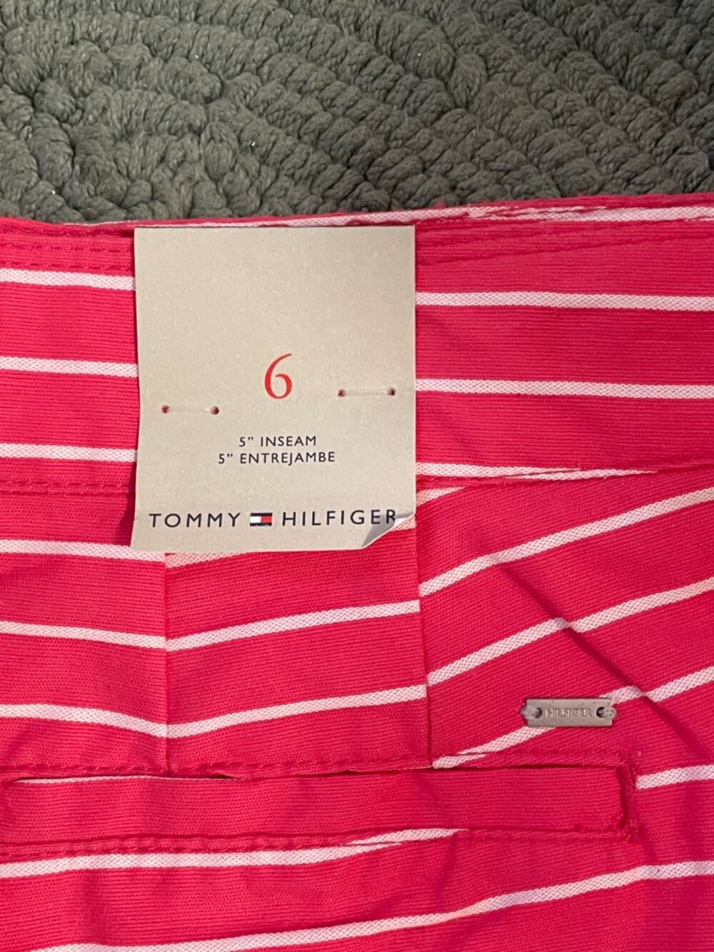 Tommy Hilfiger Nautical Stripe Shorts Size 6 NWT - Picture 4 of 5